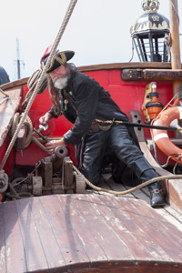 Johnny serves the canon