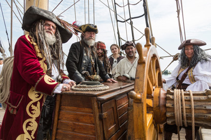Dutch Pirates aboard of Shtandart 2017