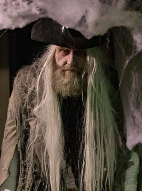 Captain Jack the Elder in his cabin